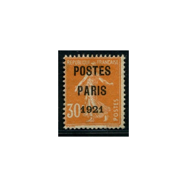 Lot A4218 - Préoblitérés - N°29 (*)