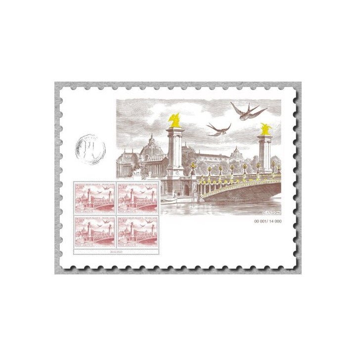 Affiche "Pont Alexandre III"