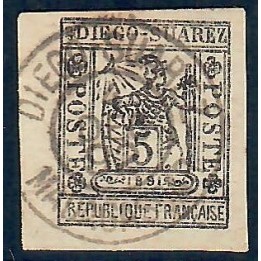 Lot A4967 - Diego-Suarrez - N°10 Obl