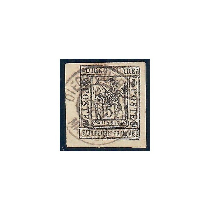Lot A4967 - Diego-Suarrez - N°10 Obl