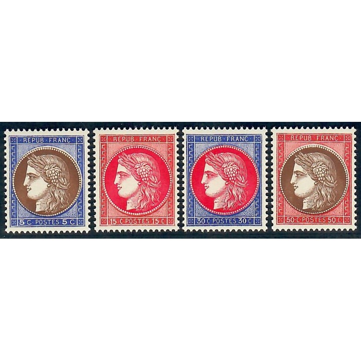 Lot A5055 - Poste - N°348/51 **