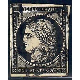 Lot C2197 - N°3h - Classiques - Oblitéré Qualité TB
