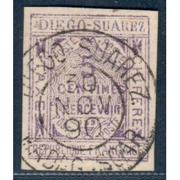 Lot A5396 - Diégo-Suarrez Taxe - N°1 Obl
