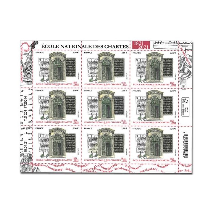 Lot F14 - Feuillets de France - N°F14 **