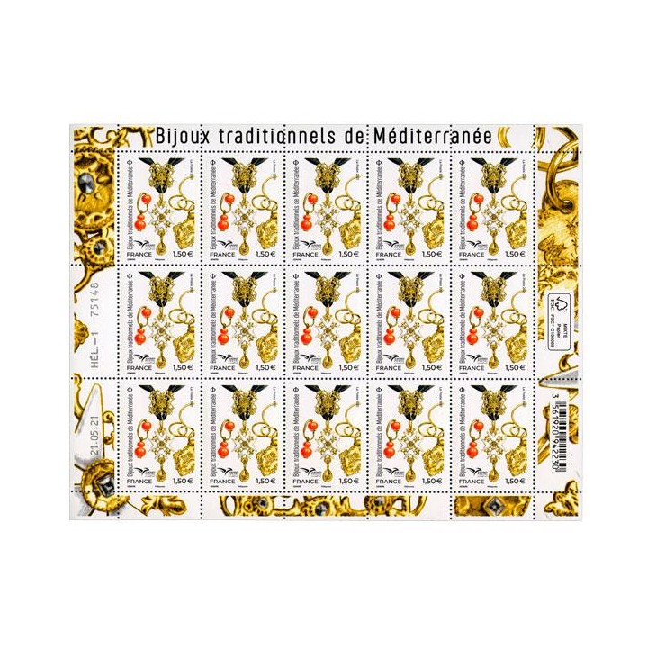Lot F34 - Feuillets de France - N°F34 **