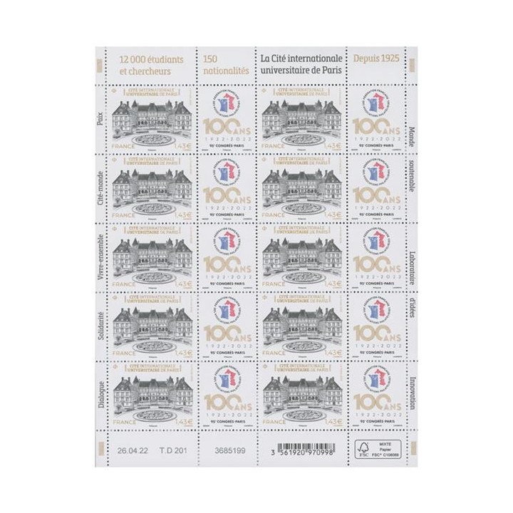 Lot F68 - Feuillets de France - N°F68 **