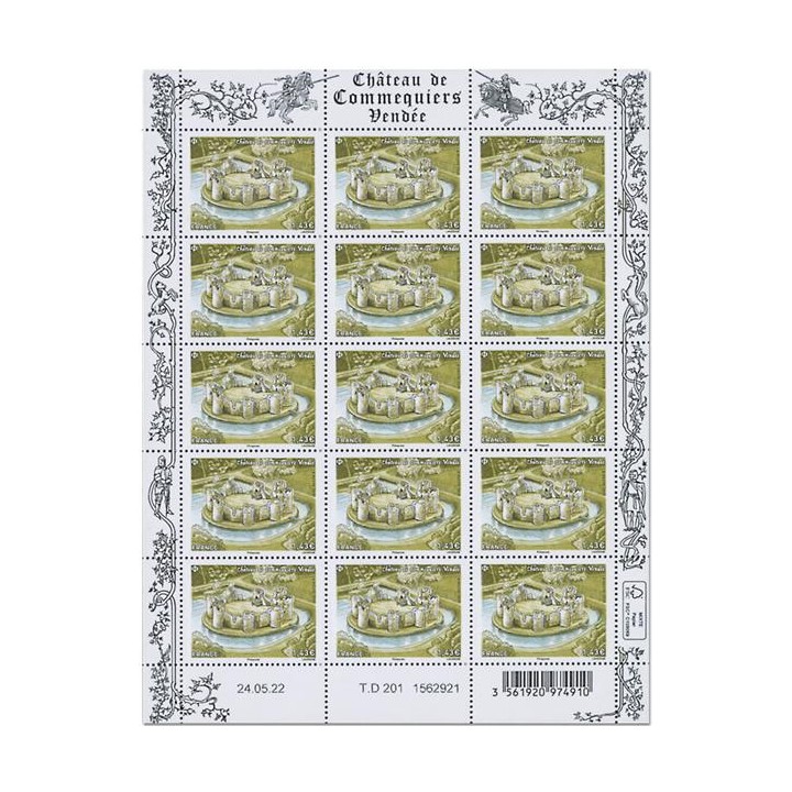 Lot F73 - Feuillets de France - N°F73 **