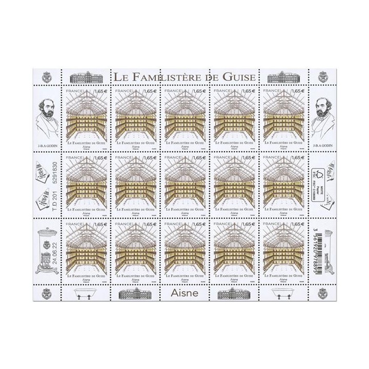 Lot F77 - Feuillets de France - N°F77 **