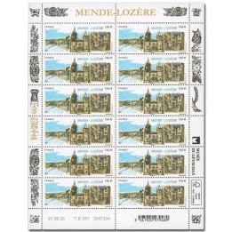 Lot F84 - Feuillets de France - N°F84 **