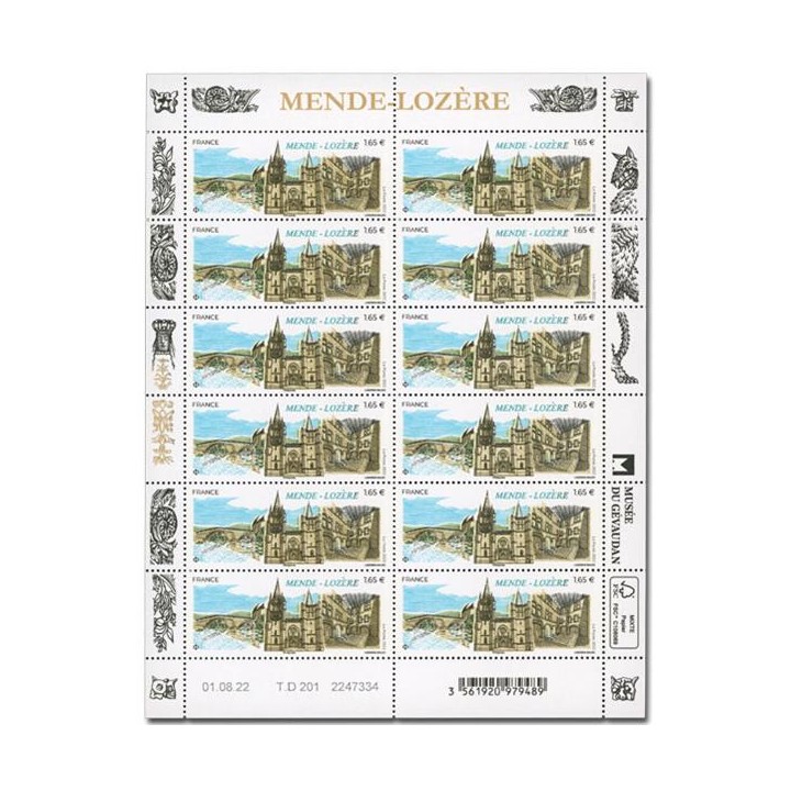 Lot F84 - Feuillets de France - N°F84 **