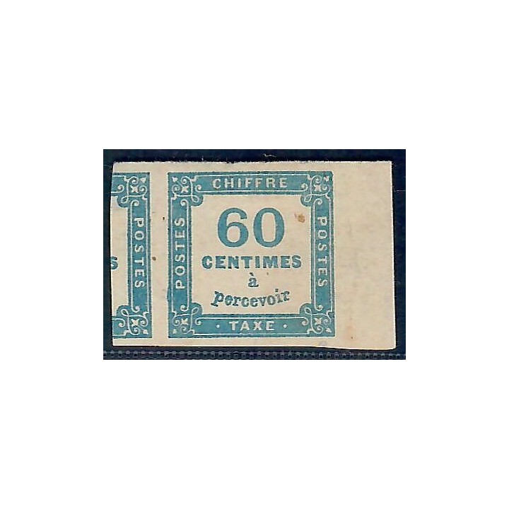 Lot A5467 - Taxe - N°9 Neuf (*) sans gomme