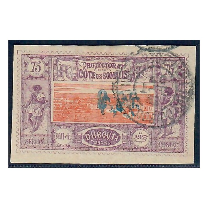 Lot A5492 - Côte des Somalis - N°23c Oblitéré Qualité TB