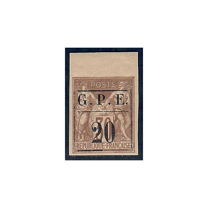Lot A5515 - Guadeloupe - N°1 Neuf ** Luxe