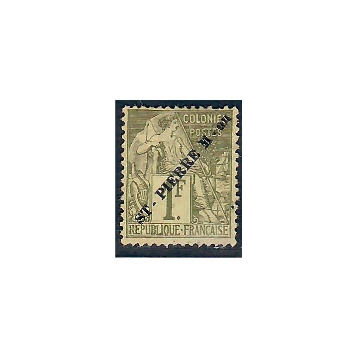 Lot A5601 - Saint Pierre et Miquelon - N°30 Neuf (*) sans gomme
