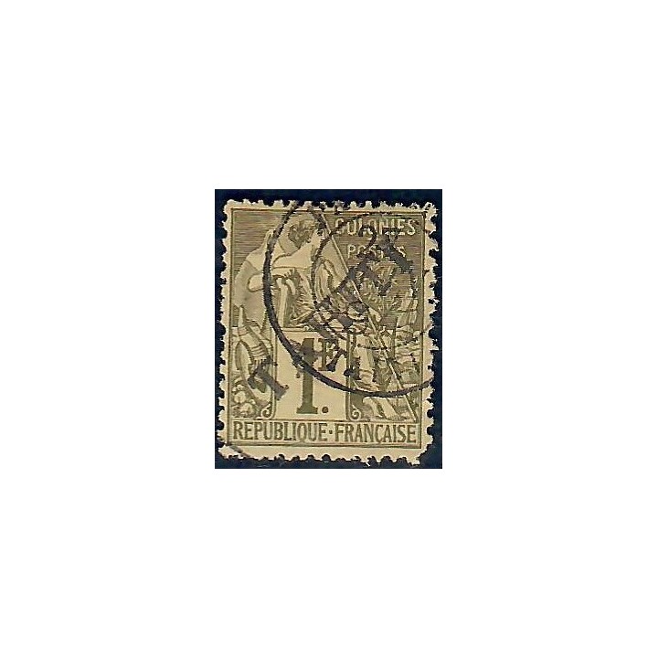 Lot A5615 - Tahiti - N°18 Oblitéré Qualité ST