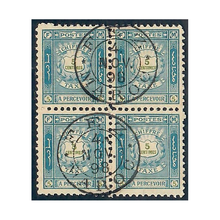 Lot A5740 - Maroc Postes Locales - Fez à Meknes Taxe N°24 Obl
