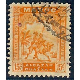 Lot A5747 - Maroc Postes Locales - El Ksar El Kebir à Ouezzan N°4 Obl