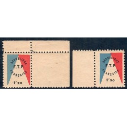 Lot A5871 - Libération - N°1/2 Neuf ** Luxe