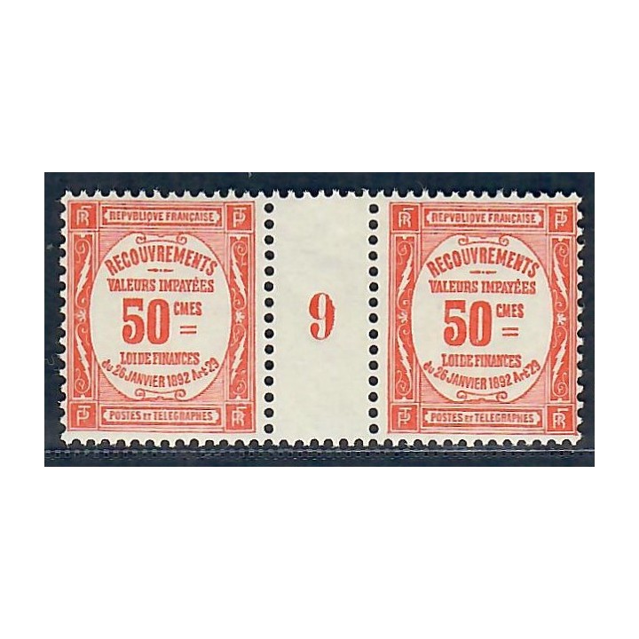 Lot A5921 - Taxe - N°47 Neuf ** Luxe