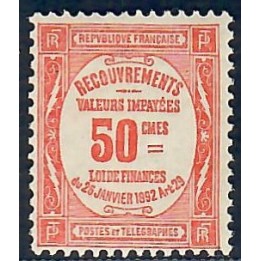 Lot A5924 - Taxe - N°47 Neuf ** Luxe