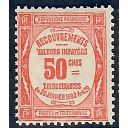 Lot A5926 - Taxe - N°47 Neuf ** Luxe
