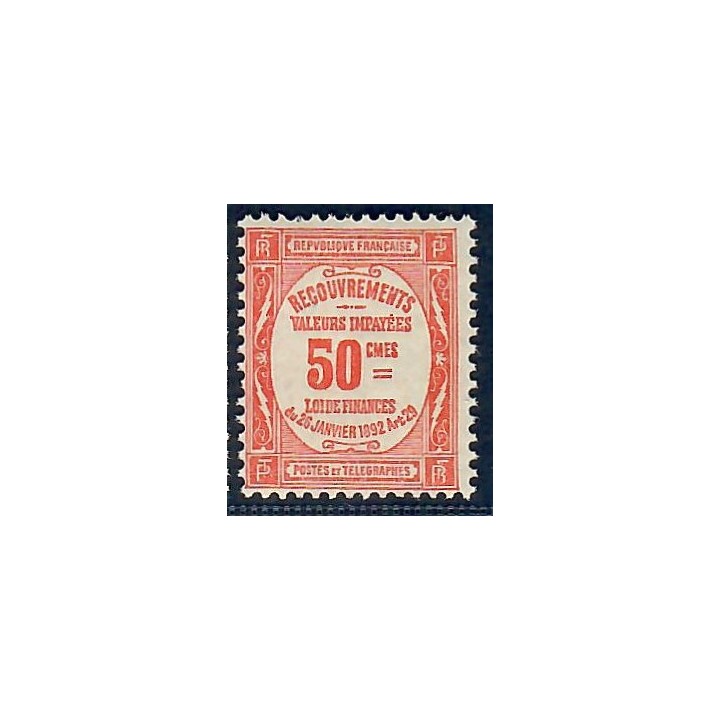 Lot A5927 - Taxe - N°47 Neuf * Qualité TB