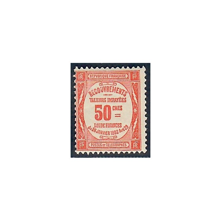 Lot A5929 - Taxe - N°47 Neuf ** Luxe