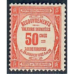 Lot A5931 - Taxe - N°47 Neuf ** Luxe