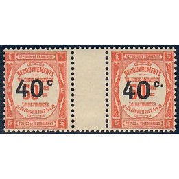 Lot A5932 - Taxe - N°50a Neuf ** Luxe
