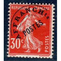 Lot A6052 - Préoblitérés - N°58 Neuf ** Luxe