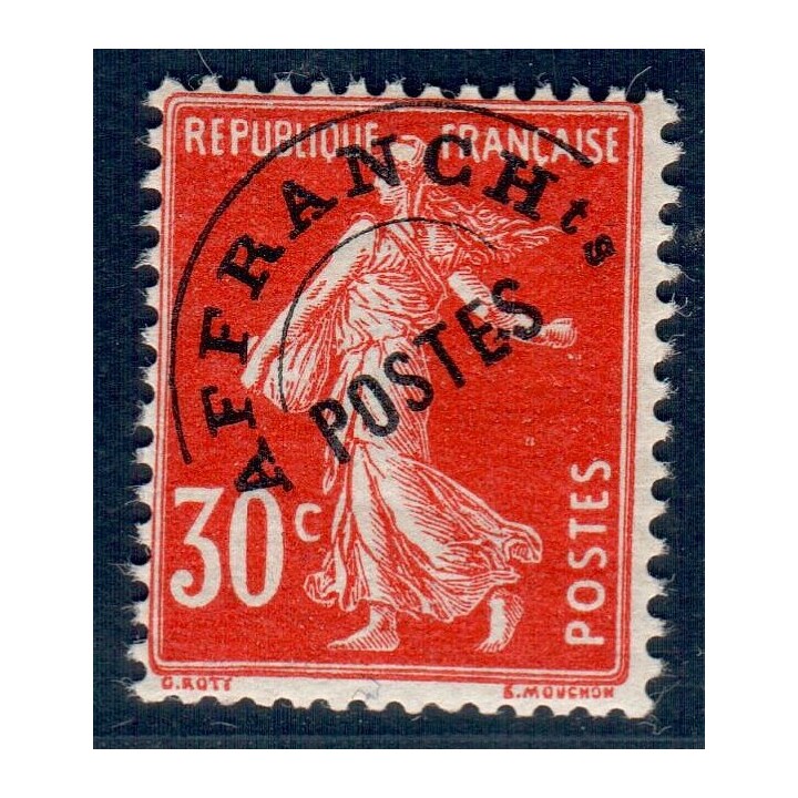 Lot A6052 - Préoblitérés - N°58 Neuf ** Luxe