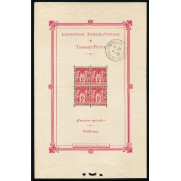 Lot A2837 - Bloc N°1 - Neuf ** Luxe / Oblitéré