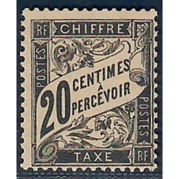 Lot A6212 - Taxe - N°17 Neuf ** Luxe