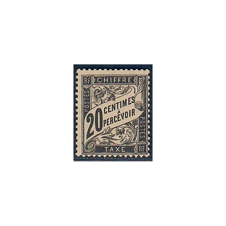 Lot A6212 - Taxe - N°17 Neuf ** Luxe