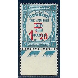 Lot A6351 - Taxe - N°64 Neuf ** Luxe
