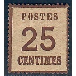 Lot A6210 - Alsace Lorraine - N°7 Neuf * Qualité TB