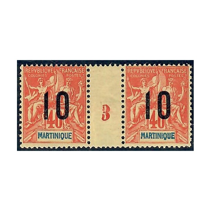 Lot A6153 - Martinique - N°80 - Neuf ** Luxe