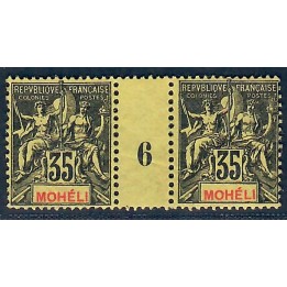 Lot A6267 - Mohéli - N°9 - Neuf * Qualité TB