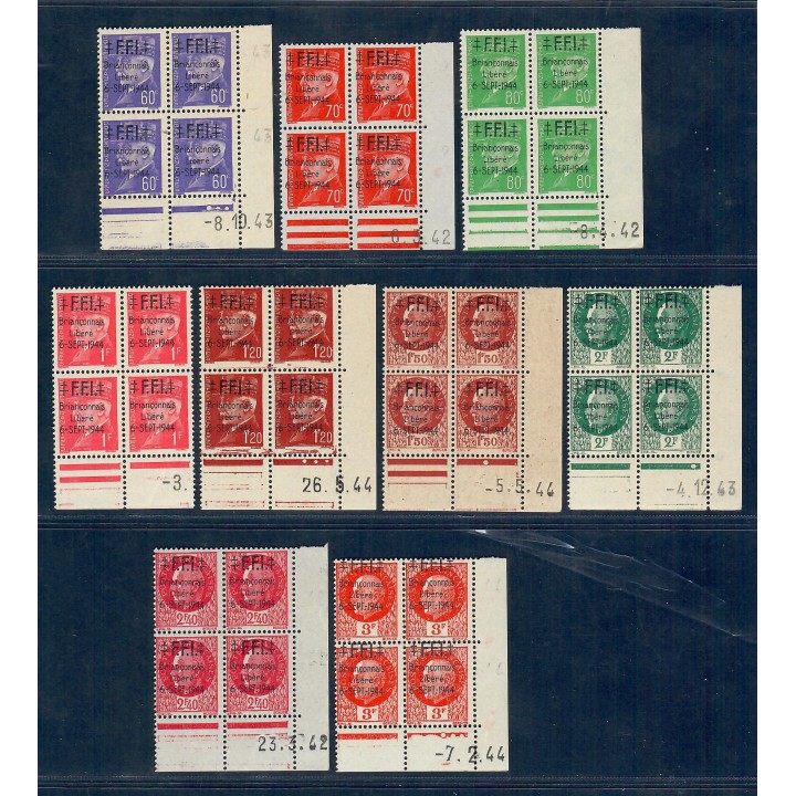 Lot A6363 - Libération Briançon - N°1/9 Neuf ** Luxe