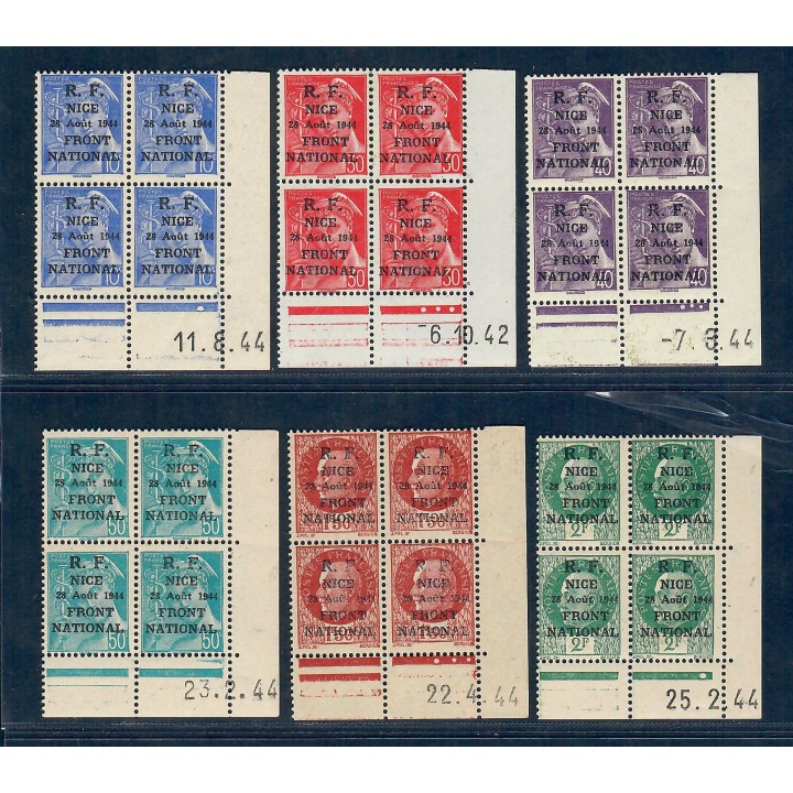 Lot A6368 - Libération Nice - N°1/6 Neuf ** Luxe
