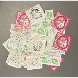 Lot de faciale 100 timbres TVP 50g