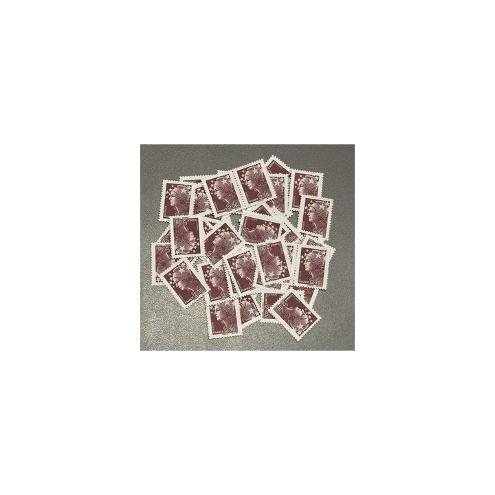 Lot de faciale 50 timbres à 2,30€ (115€) pour Affranchissement