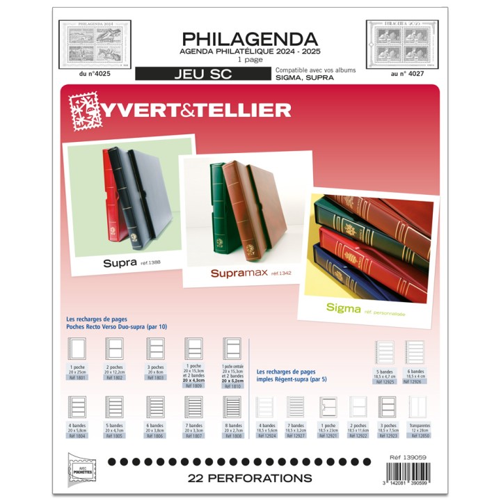PRECOMMANDE - Jeux Philagenda 2024-2025