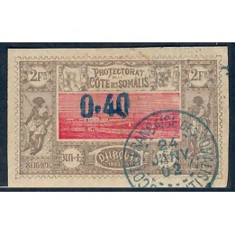 Lot A6547 - Côte des somalis - N°25 - Oblitéré Qualité TB