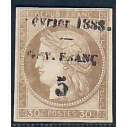 Lot A6580 - Guyane - N°8 - Neuf (*) sans gomme