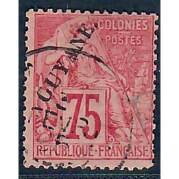 Lot A6589 - Guyane - N°27 - Oblitéré Qualité TB