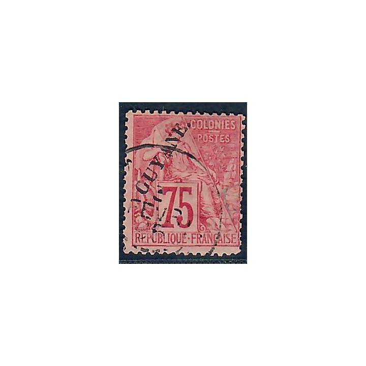 Lot A6589 - Guyane - N°27 - Oblitéré Qualité TB