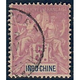 Lot A6610 - Indochine - N°16 - Oblitéré Qualité TB