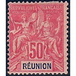 Lot A6642 - Réunion - N°42 - Neuf * Qualité TB