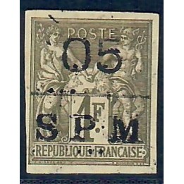 Lot A6654 - St Pierre et Miquelon - N°11 - Oblitéré Qualité TB